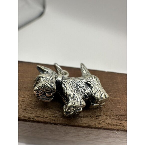 Vintage Danecraft Sterling Silver 925 Scottie Dog Scottish Terrier Charm - Picture 3 of 9